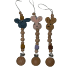 attache tétine lapin